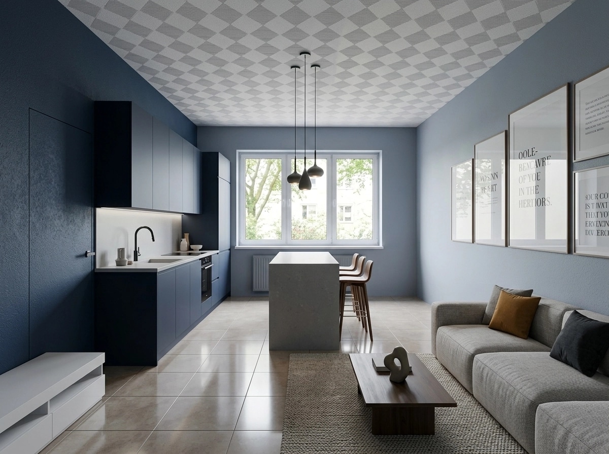 Minimalism Kitchen design — interior photo by GenRoom AI