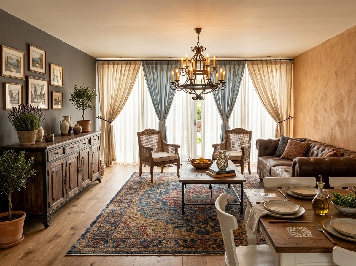 Interior design in Mediterranean style — Living Room by GenRoom AI