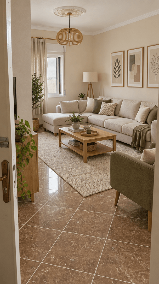 Interior design in Scandinavian style — Living Room by GenRoom AI