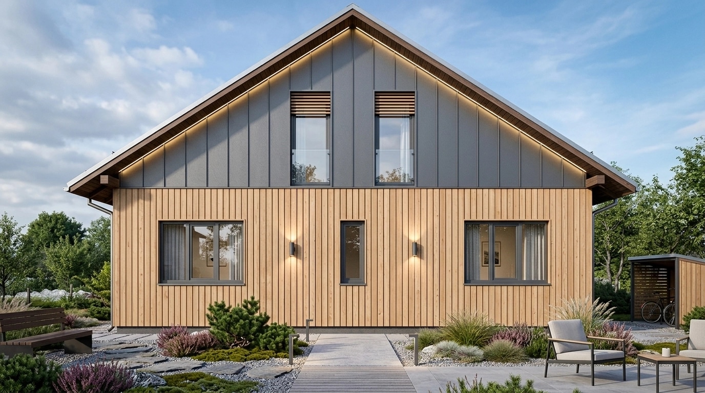 Scandinavian Facade Facade design — facade photo by GenRoom AI