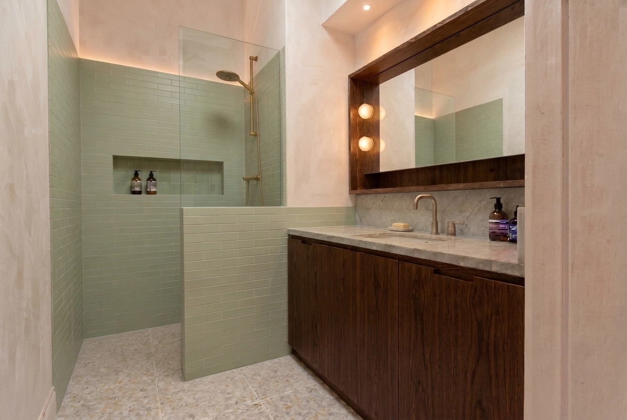 Bathroom interior in no_style style — photo by GenRoom AI