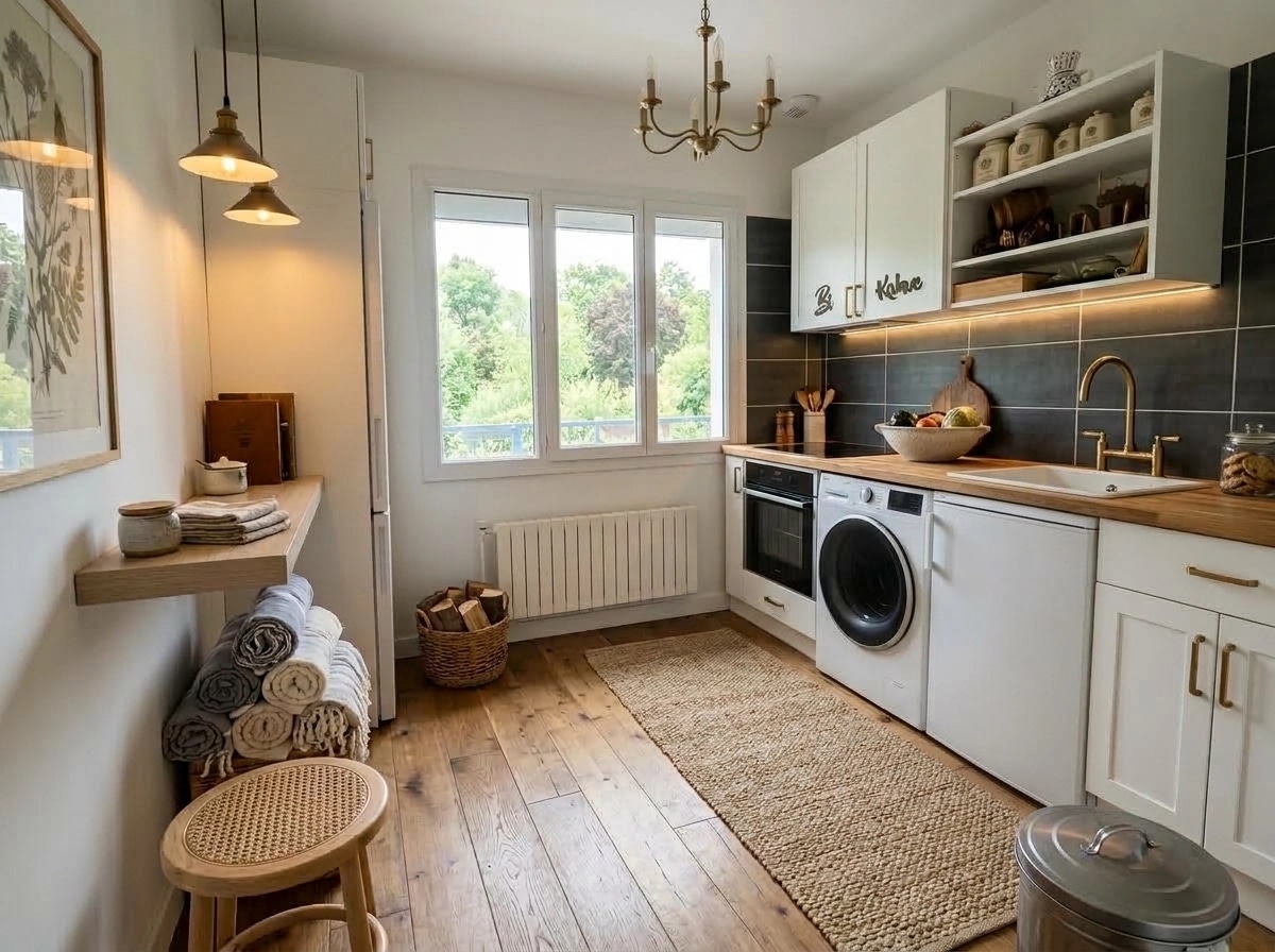 Modern Farmhouse Kitchen design — interior photo by GenRoom AI