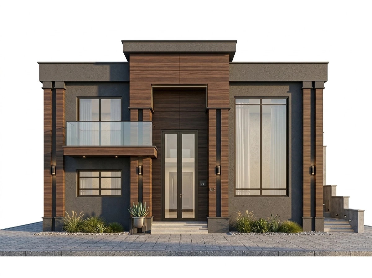 Contemporary Facade Facade design — facade photo by GenRoom AI
