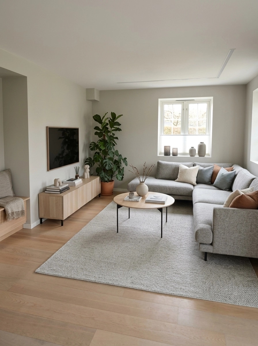 Scandinavian Living Room design — interior photo by GenRoom AI