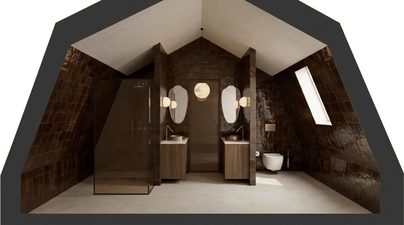 Bathroom interior in no_style style — photo by GenRoom AI