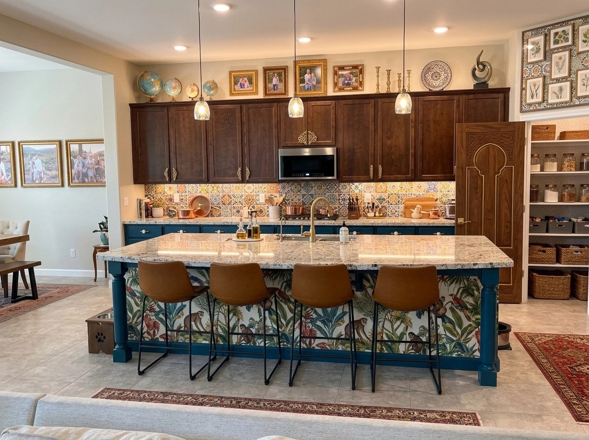 Interior design in Eclectic style — Kitchen by GenRoom AI
