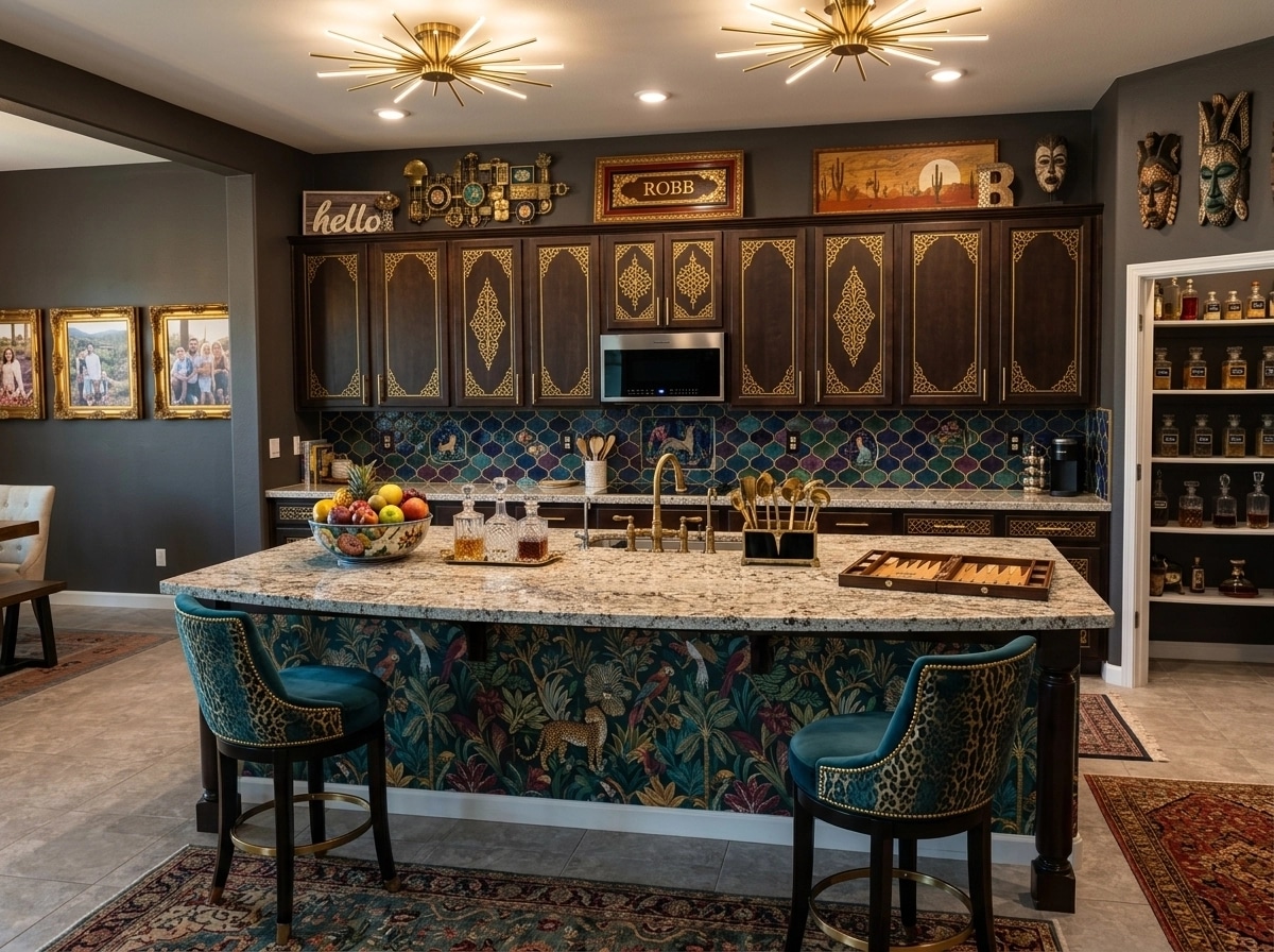 Interior design in Maximalist style — Kitchen by GenRoom AI