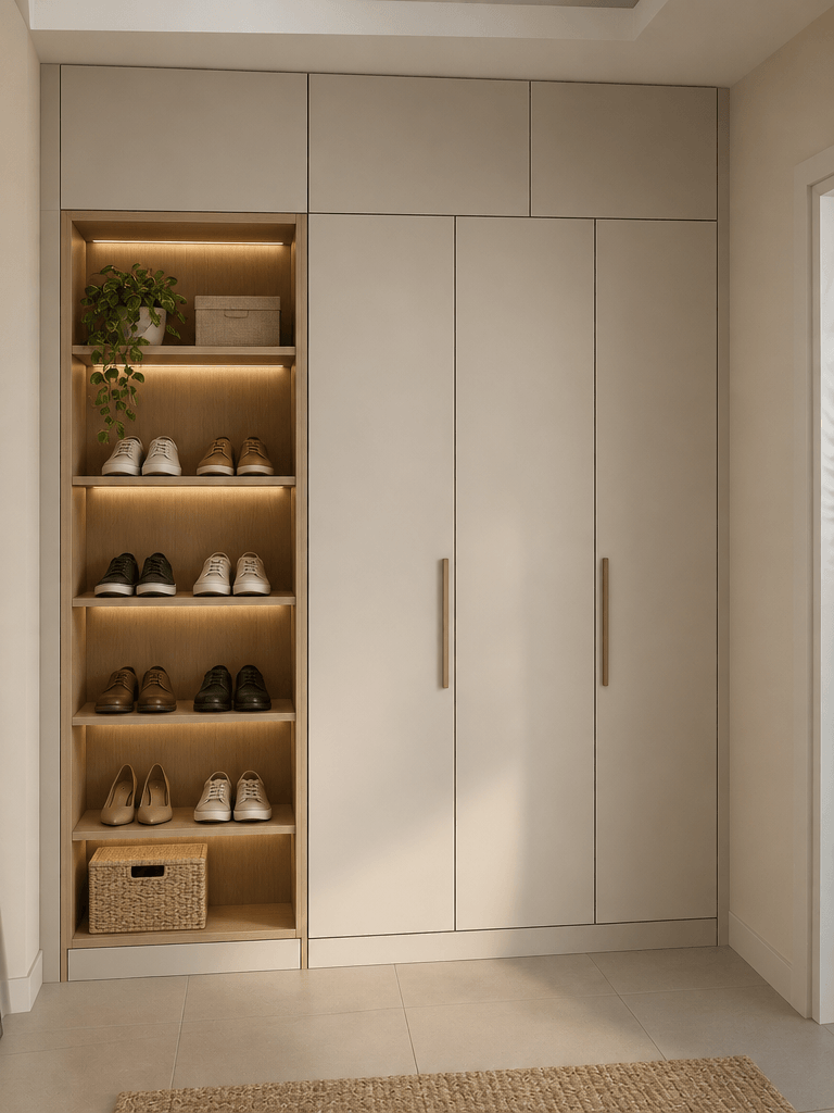 Minimalism Hallway design — interior photo by GenRoom AI