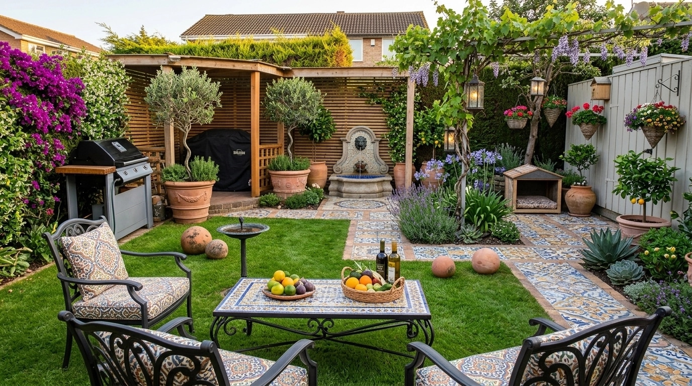 Mediterranean Yard Yard design — yard photo by GenRoom AI