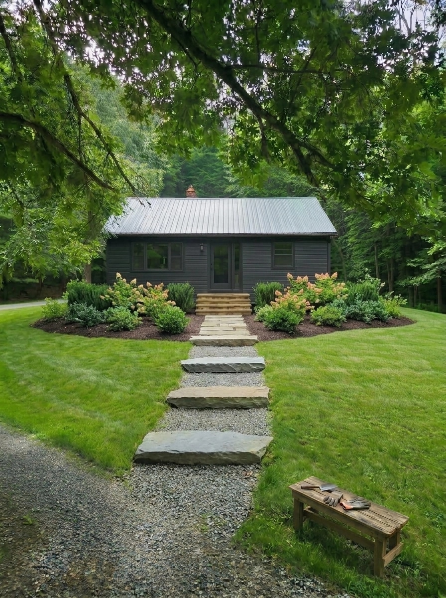 Landscape design in Eco Natural Garden style — Yard by GenRoom AI