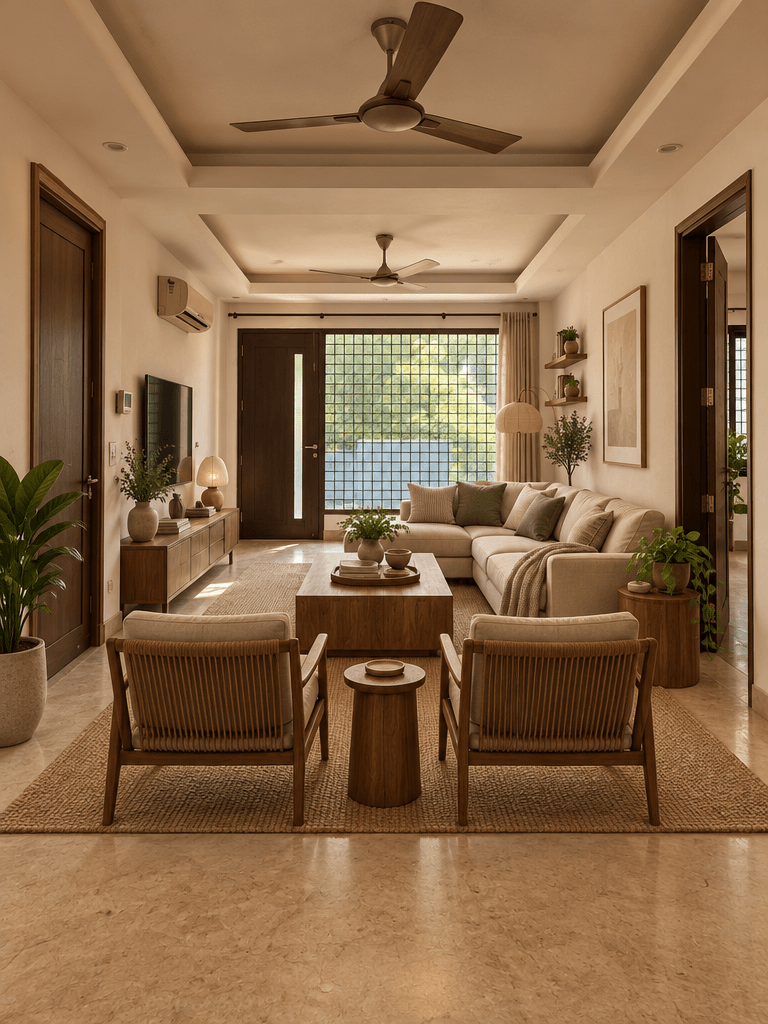 Interior design in Japandi style — Living Room by GenRoom AI