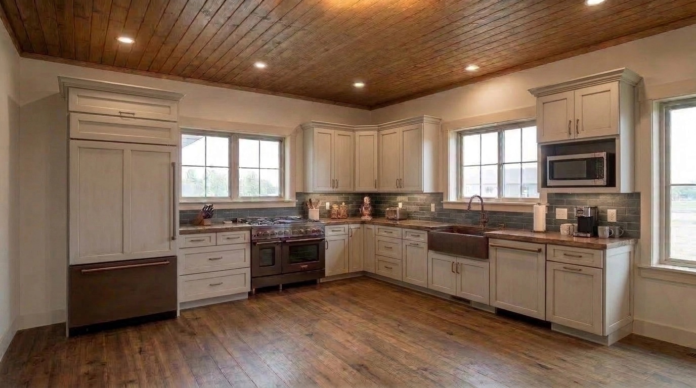 Modern Farmhouse Kitchen design — interior photo by GenRoom AI