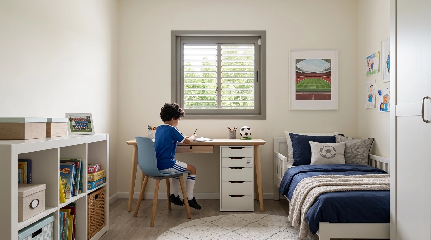 Interior design in Transitional style — Kids Room by GenRoom AI