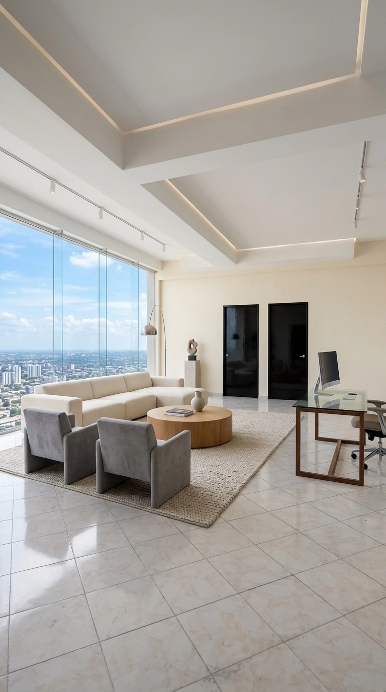 Minimalism Living Room design — interior photo by GenRoom AI
