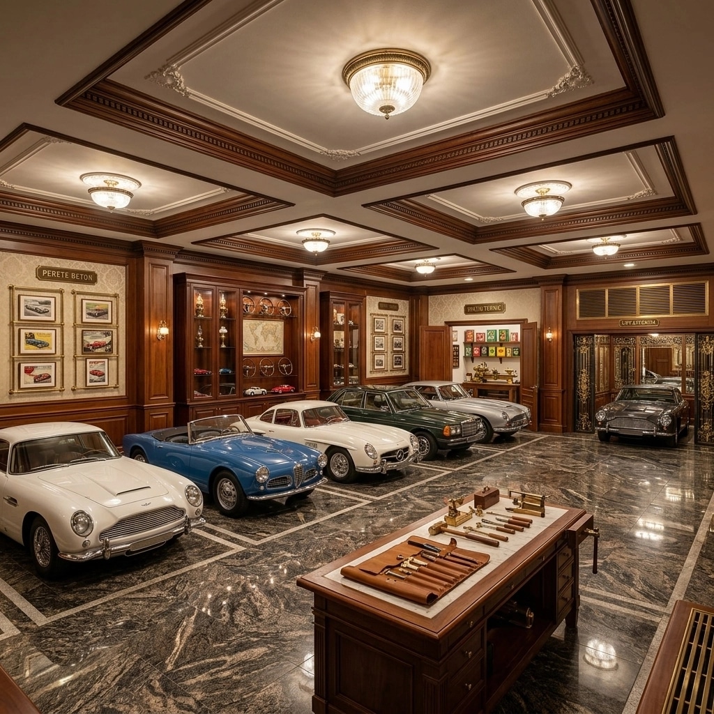 Interior design in Classic style — garage by GenRoom AI