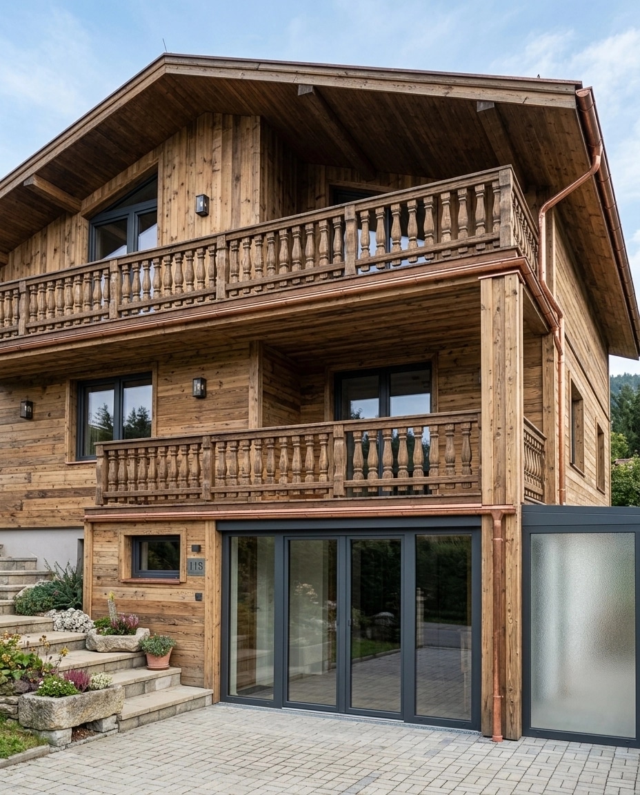 Facade design in Chalet Facade style — Facade by GenRoom AI
