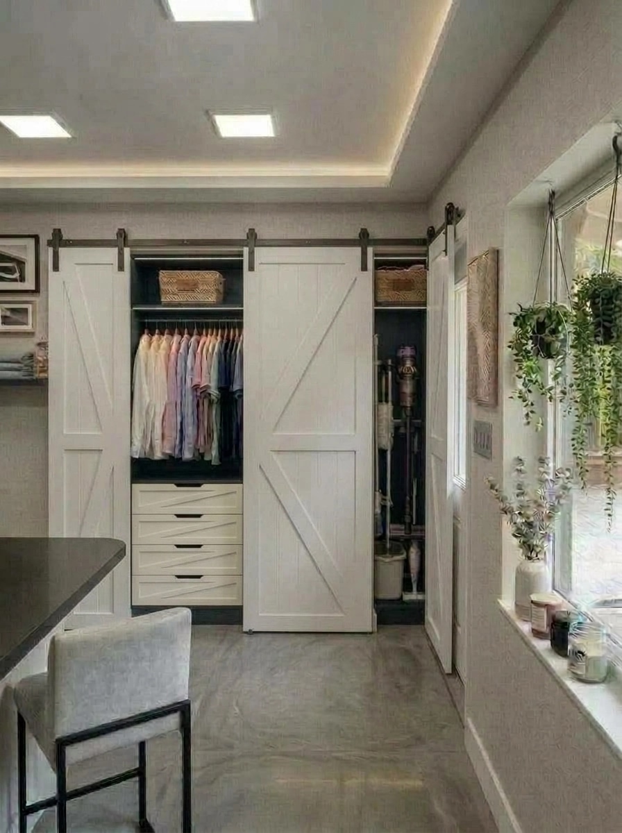 Interior design in Contemporary style — laundry by GenRoom AI