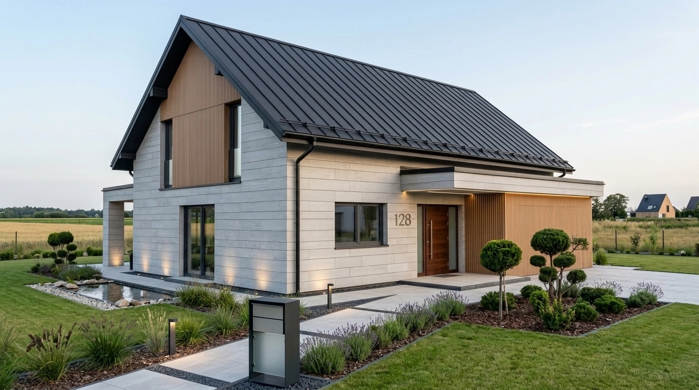 Contemporary Facade Facade design — facade photo by GenRoom AI