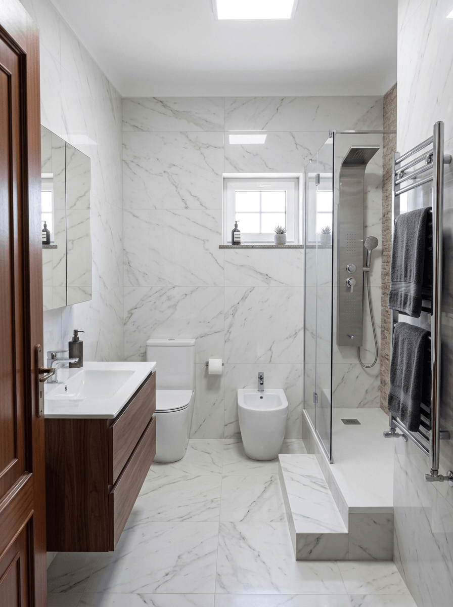Bathroom interior in no_style style — photo by GenRoom AI