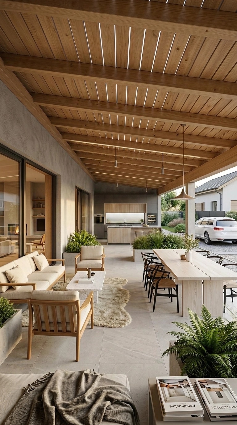Interiördesign i stilen Scandinavian — terrace av GenRoom AI
