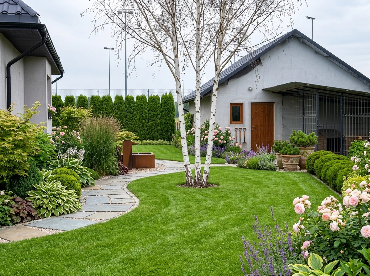 Yard design in no_style style — photo by GenRoom AI