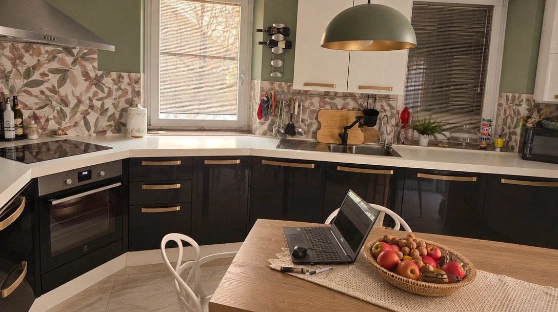 Kitchen interior in no_style style — photo by GenRoom AI
