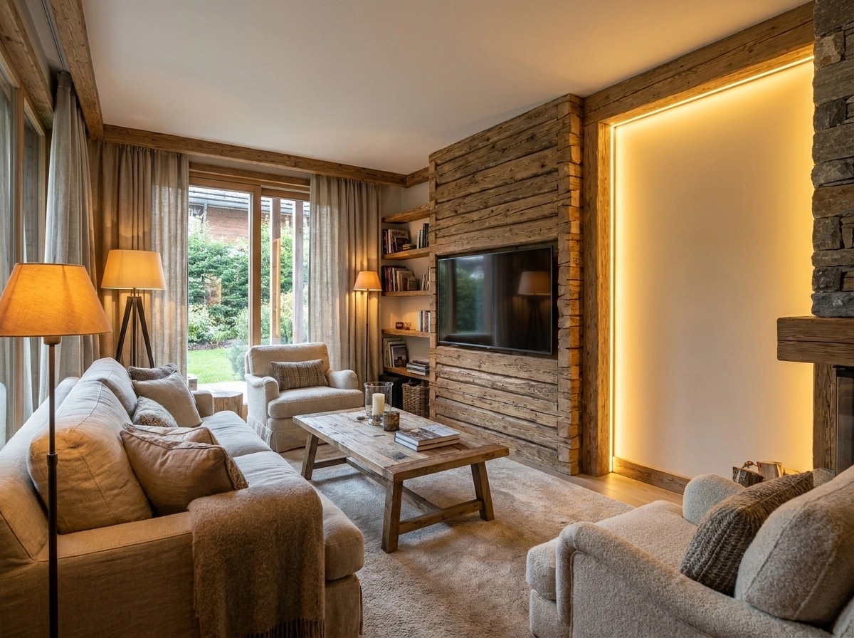 Interior design in Coastal / Hamptons style — Living Room by GenRoom AI