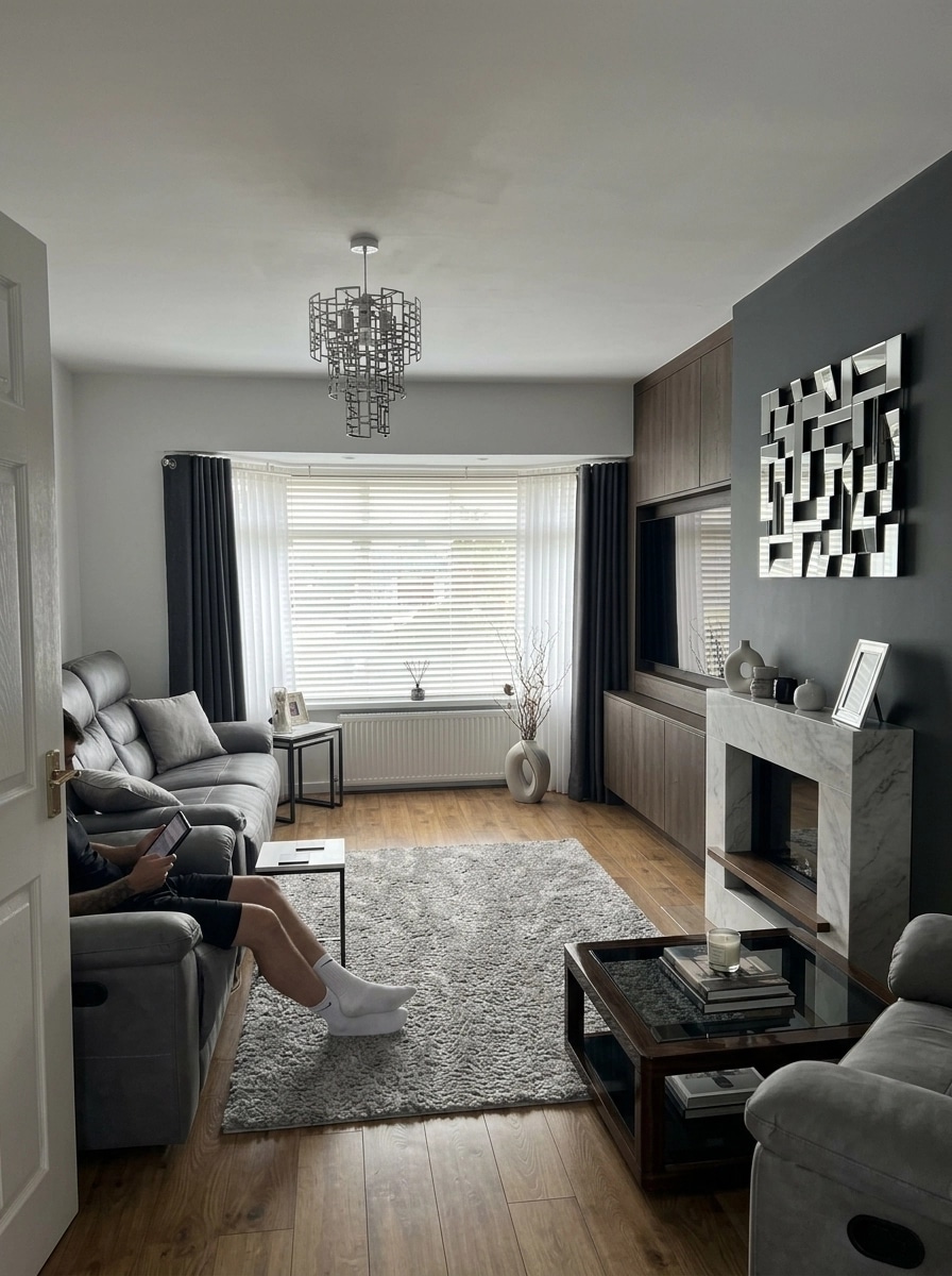 Interior design in Contemporary style — Living Room by GenRoom AI