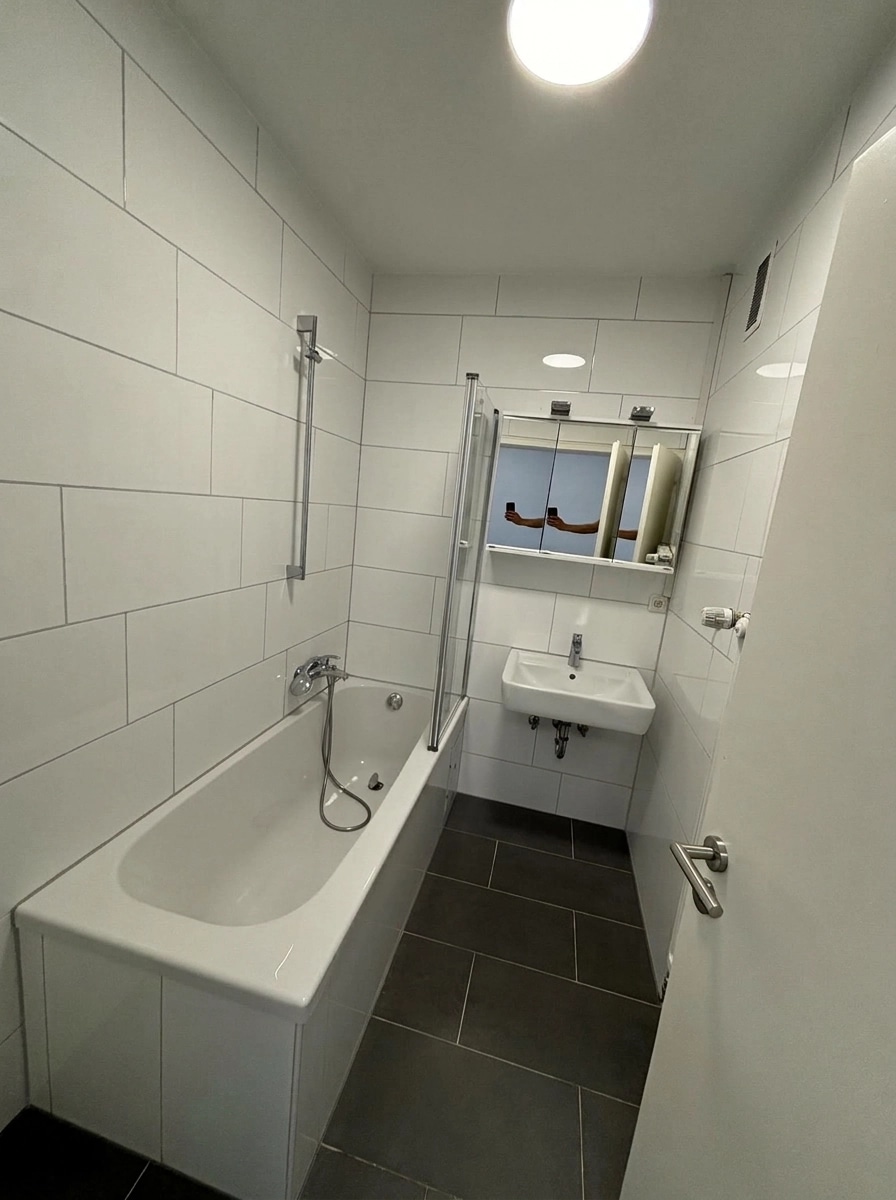 Bathroom interior in no_style style — photo by GenRoom AI