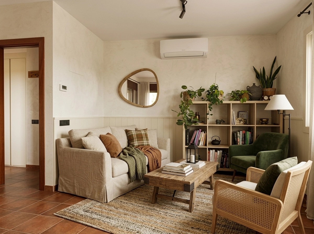 Modern Farmhouse Living Room design — interior photo by GenRoom AI