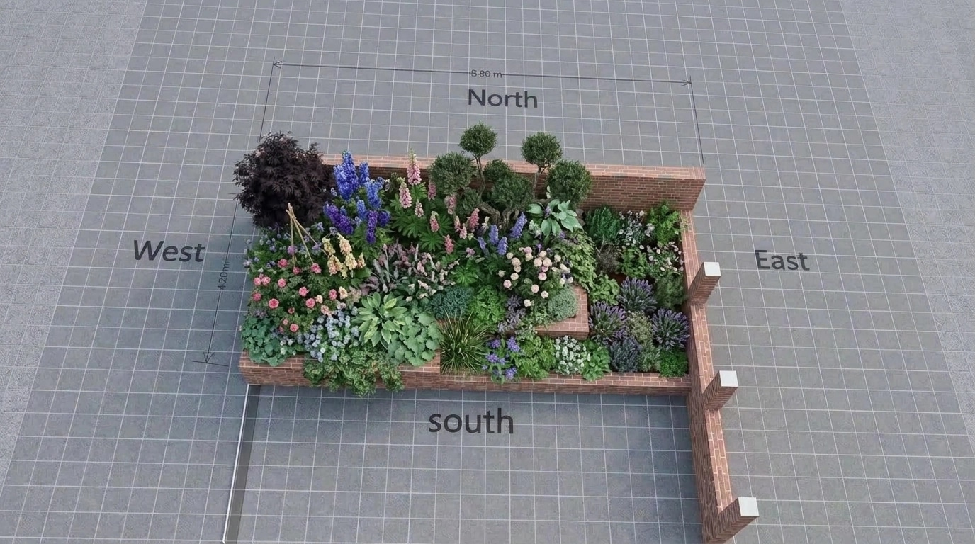 Landscape design in Contemporary Yard style — Yard by GenRoom AI