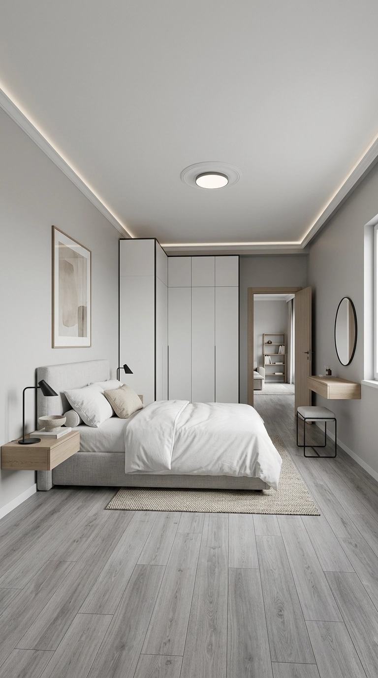 Minimalism Bedroom design — interior photo by GenRoom AI