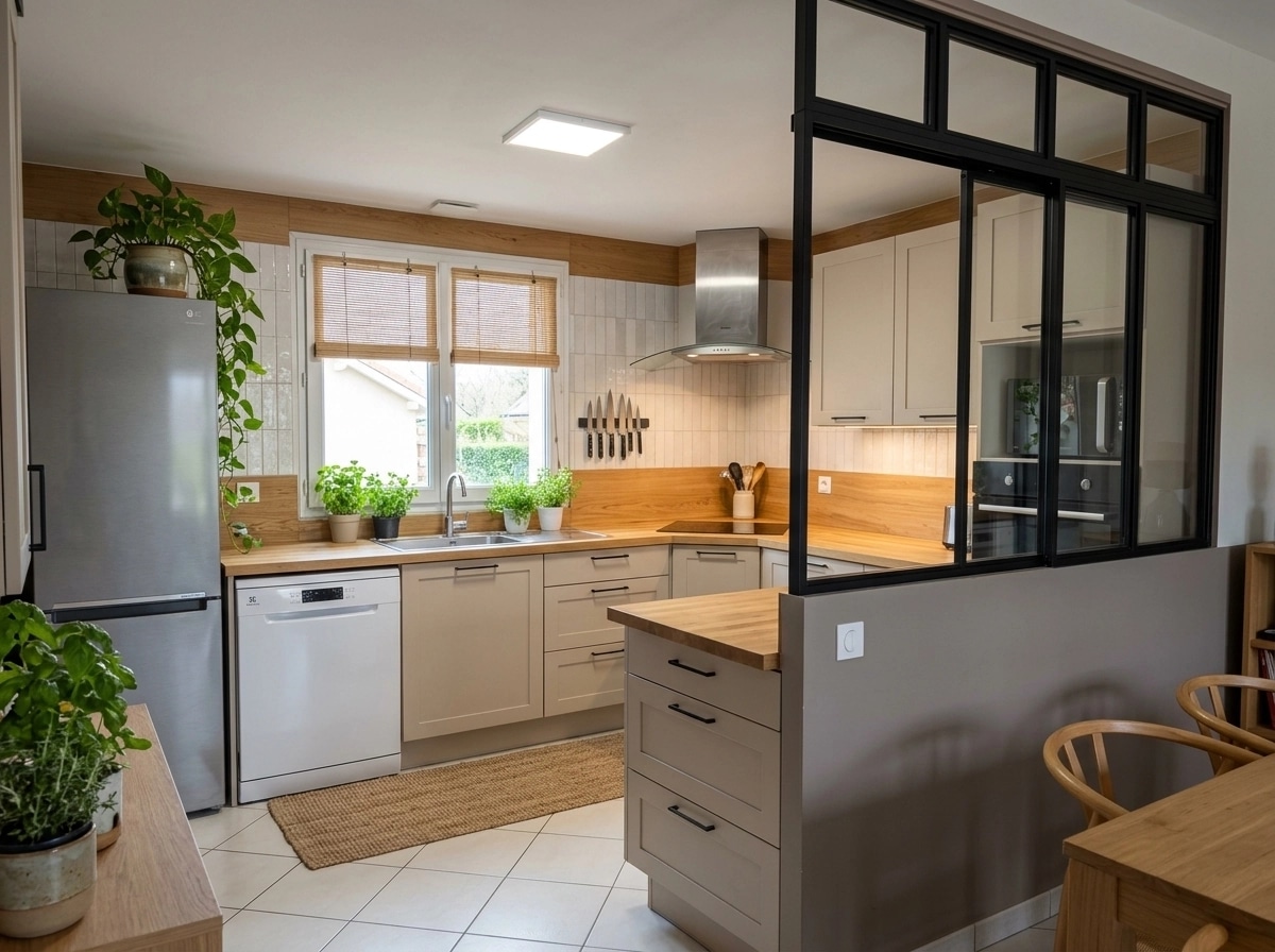 Modern Farmhouse Cozinha design — interior photo by GenRoom AI