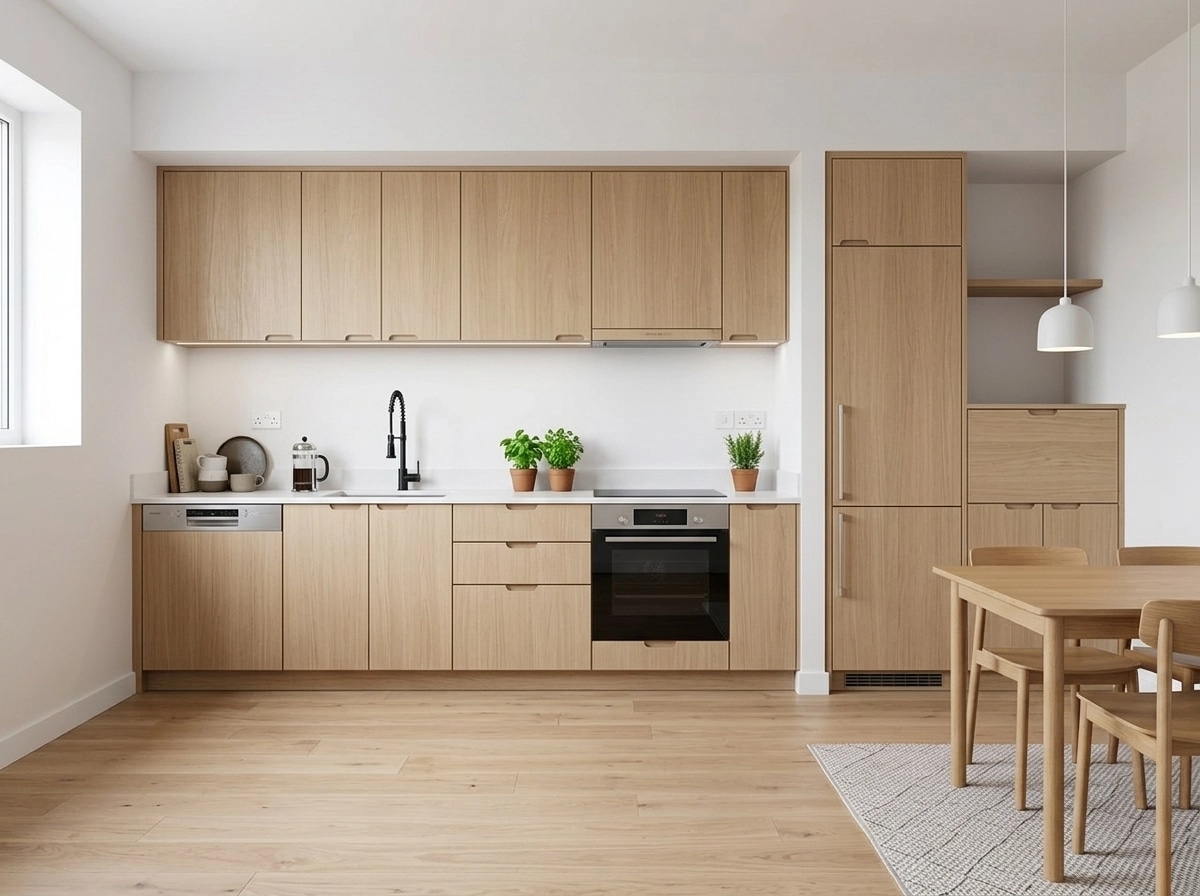 Interior design in Scandinavian style — Kitchen by GenRoom AI