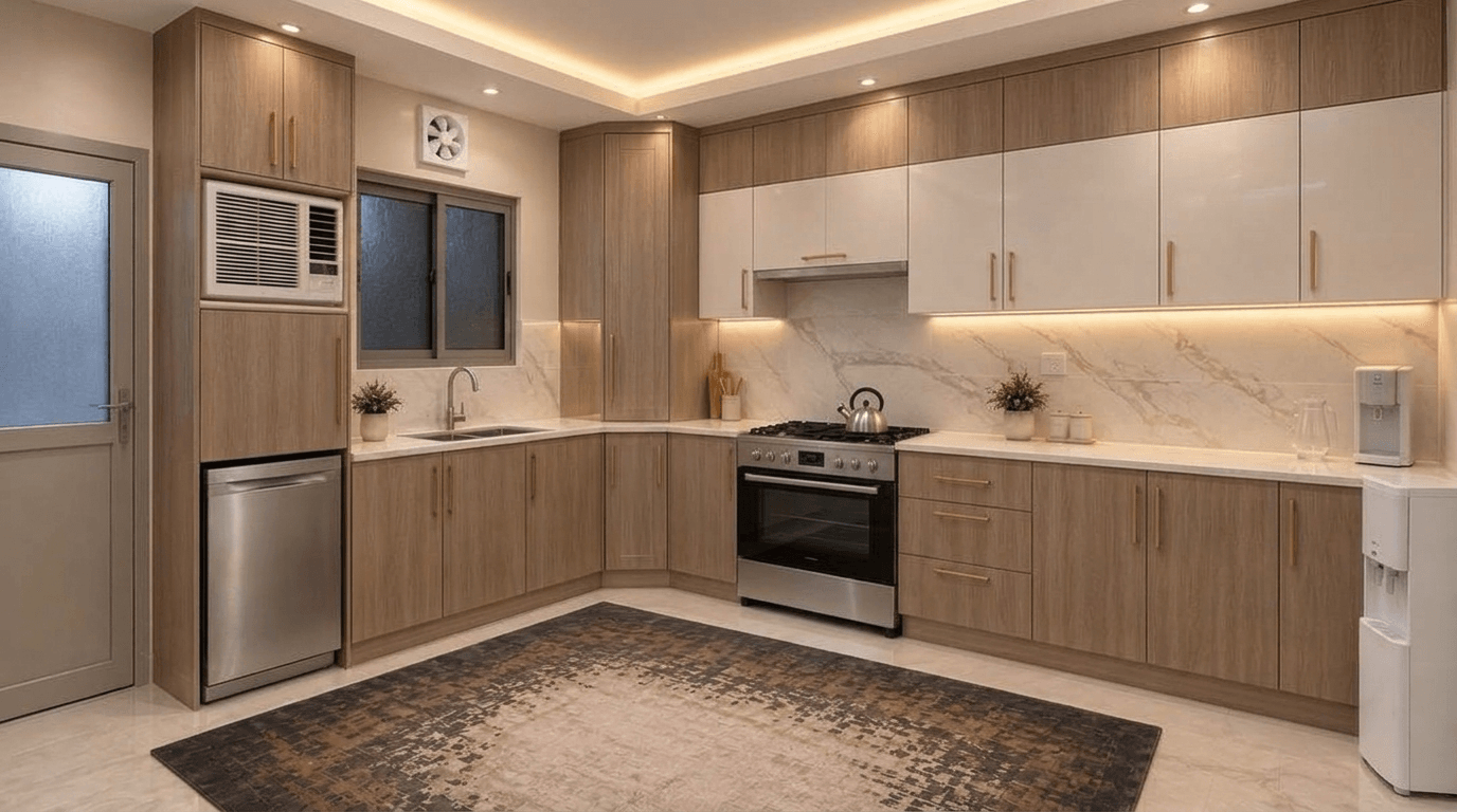 Kitchen interior in no_style style — photo by GenRoom AI