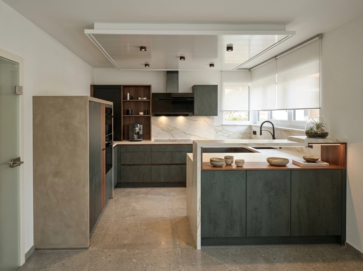 Kitchen interior in Contemporary style — photo by GenRoom AI
