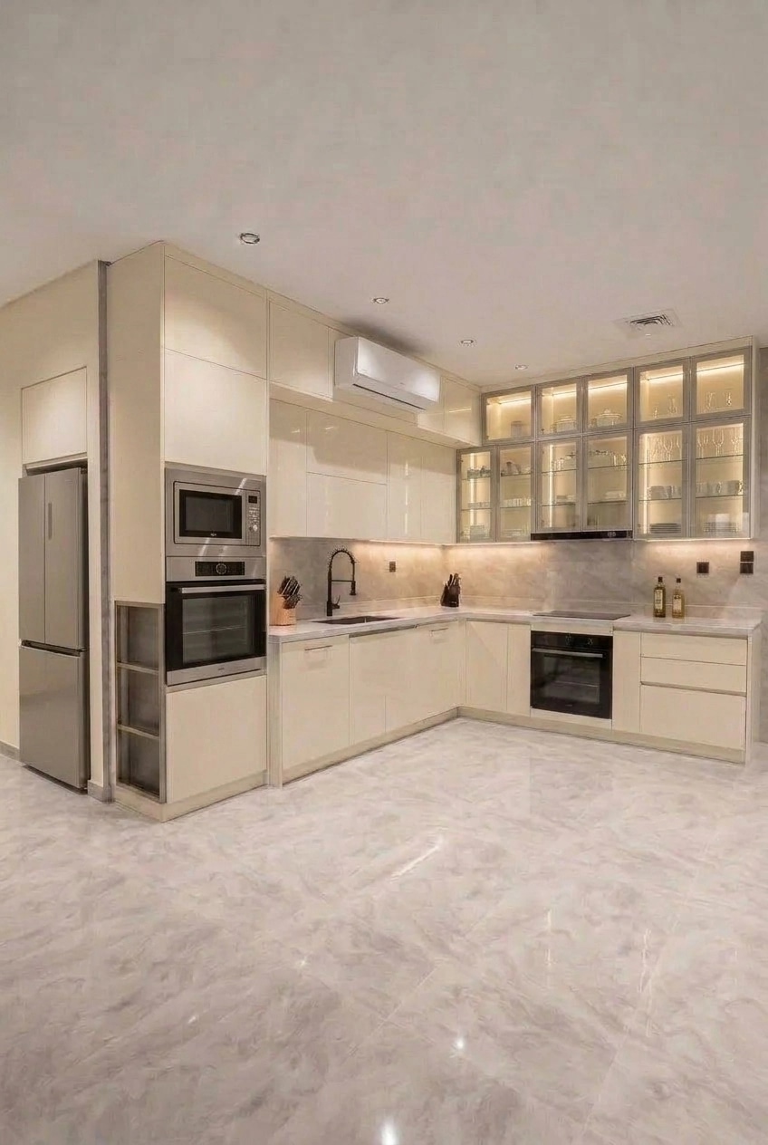 Kitchen interior in Contemporary style — photo by GenRoom AI