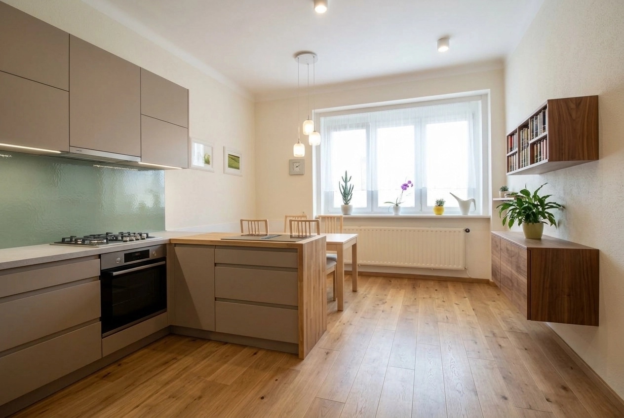 Contemporary Kitchen design — interior photo by GenRoom AI