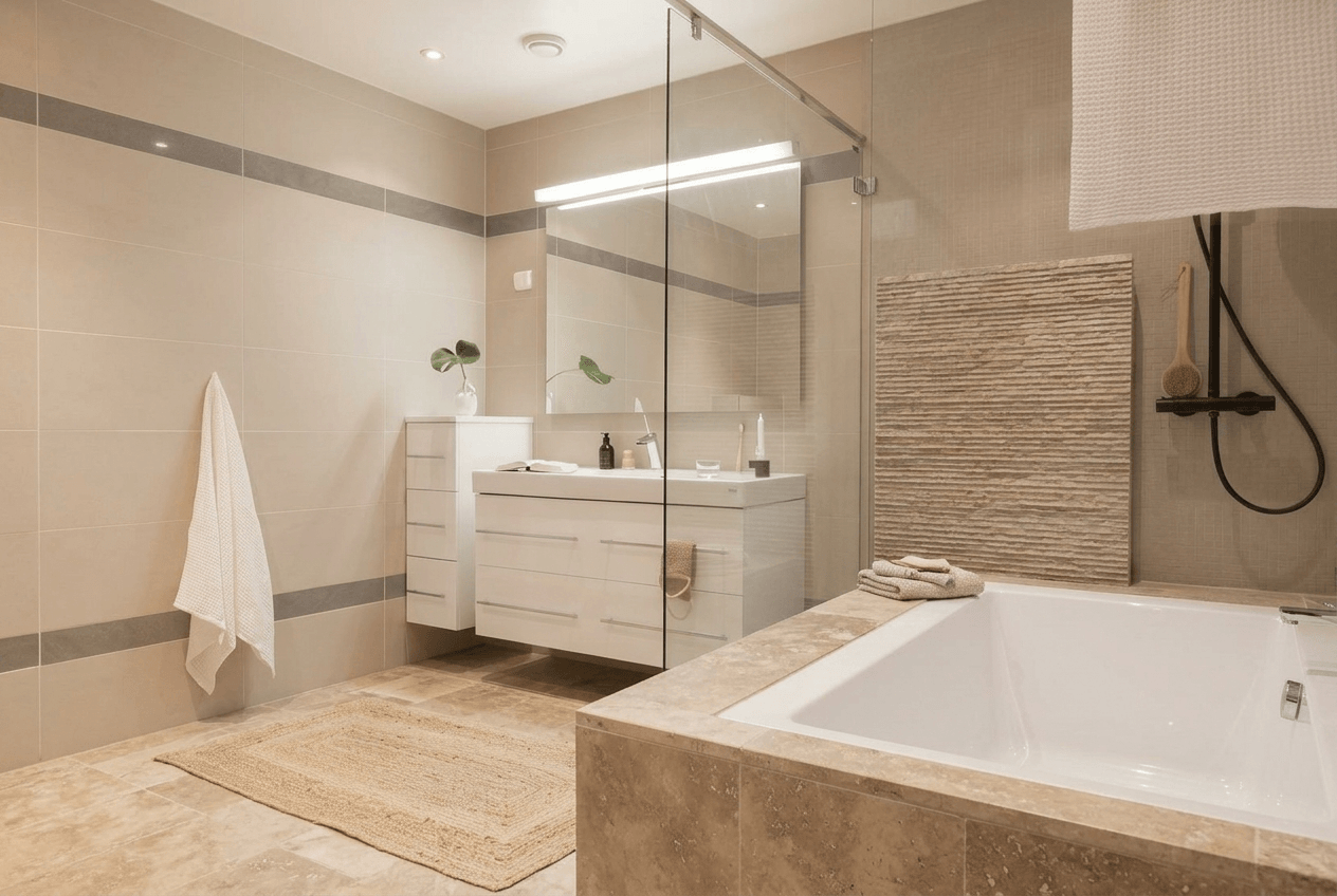 Bathroom interior in no_style style — photo by GenRoom AI