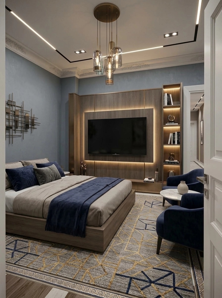 Interior design in Contemporary style — Living Room by GenRoom AI