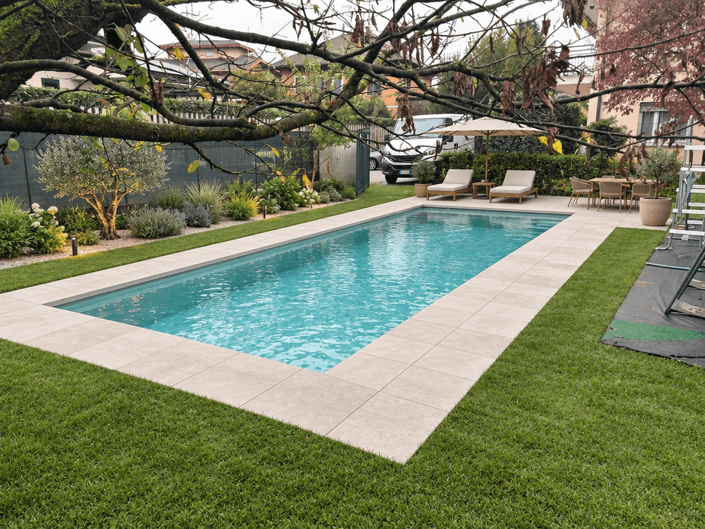 Landscape design in Minimalist Yard style — Yard by GenRoom AI