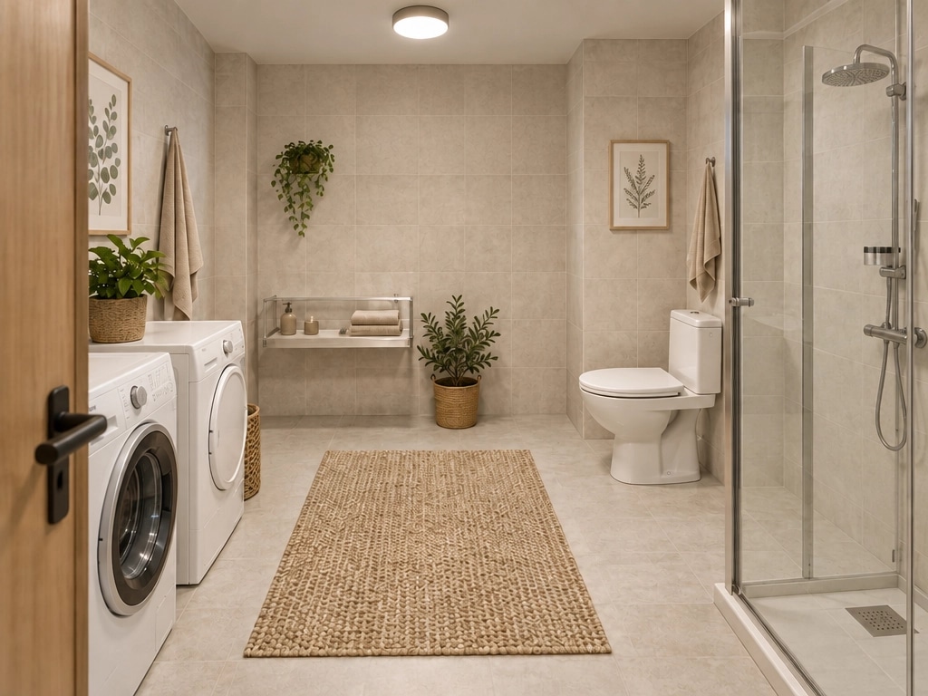 Interior design in Scandinavian style — Bathroom by GenRoom AI