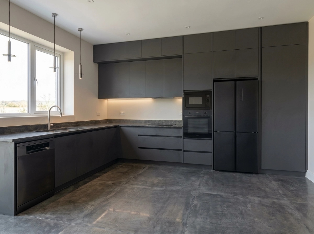 Kitchen interior in Contemporary style — photo by GenRoom AI