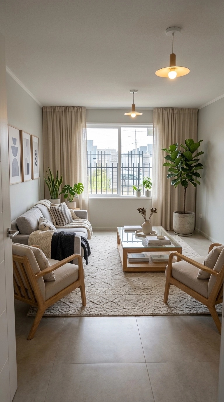 Scandinavian Living Room design — interior photo by GenRoom AI