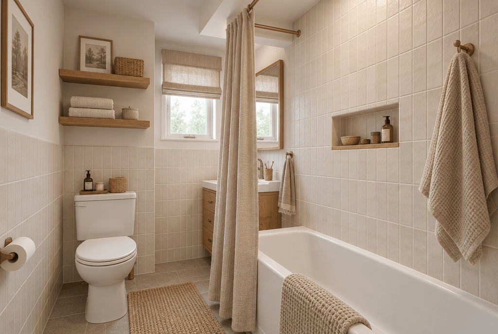 Interior design in Scandinavian style — Bathroom by GenRoom AI