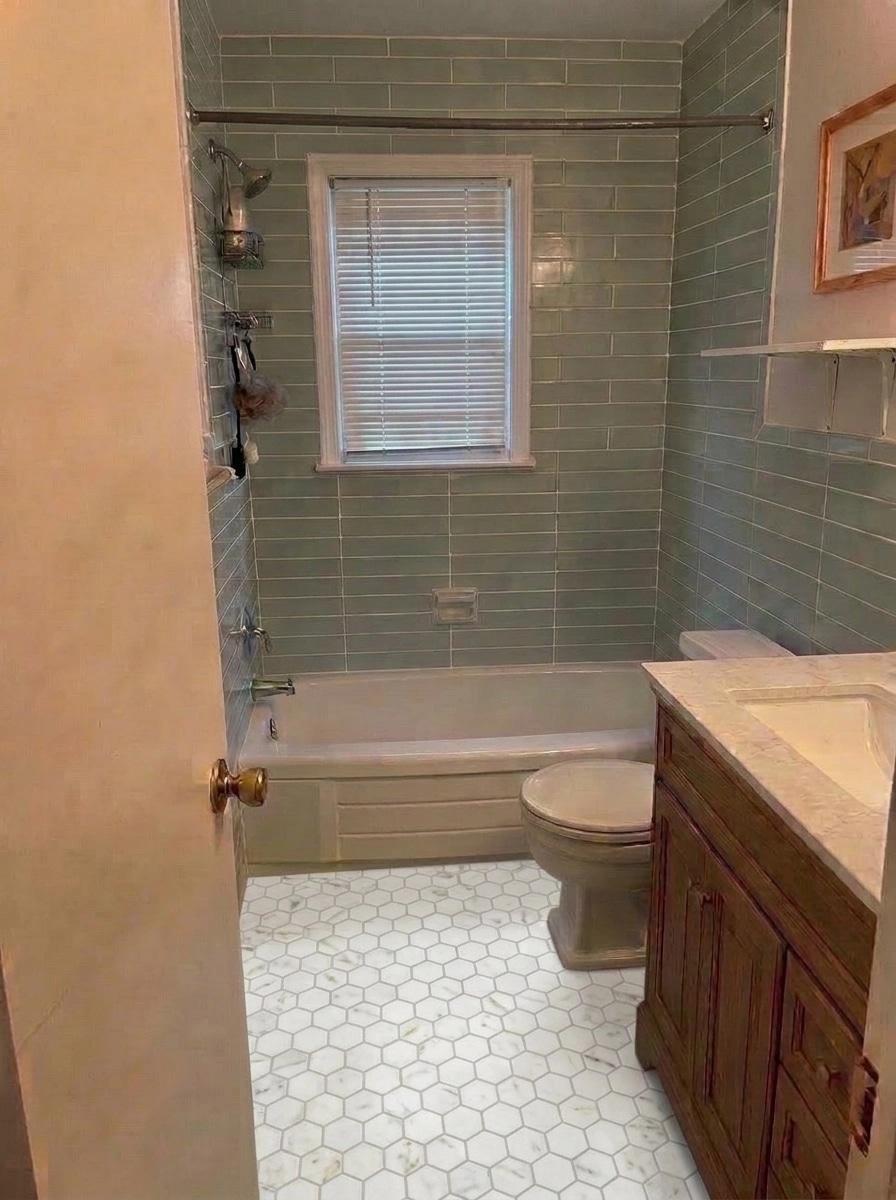 Bathroom interior in no_style style — photo by GenRoom AI