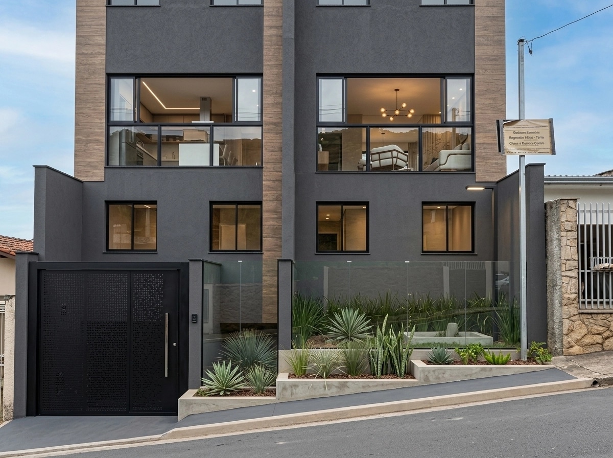 Contemporary Facade Facade design — facade photo by GenRoom AI