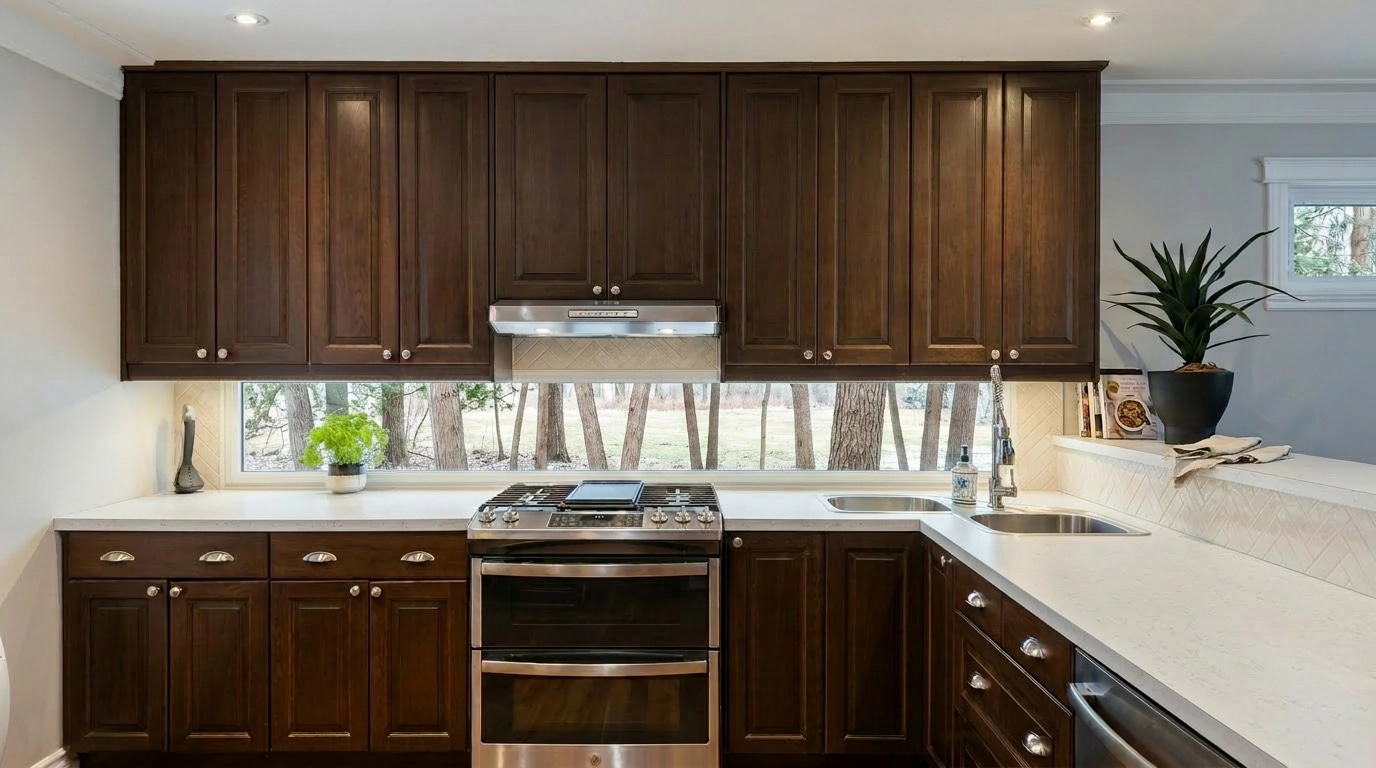 Modern Farmhouse Dapur design — interior photo by GenRoom AI
