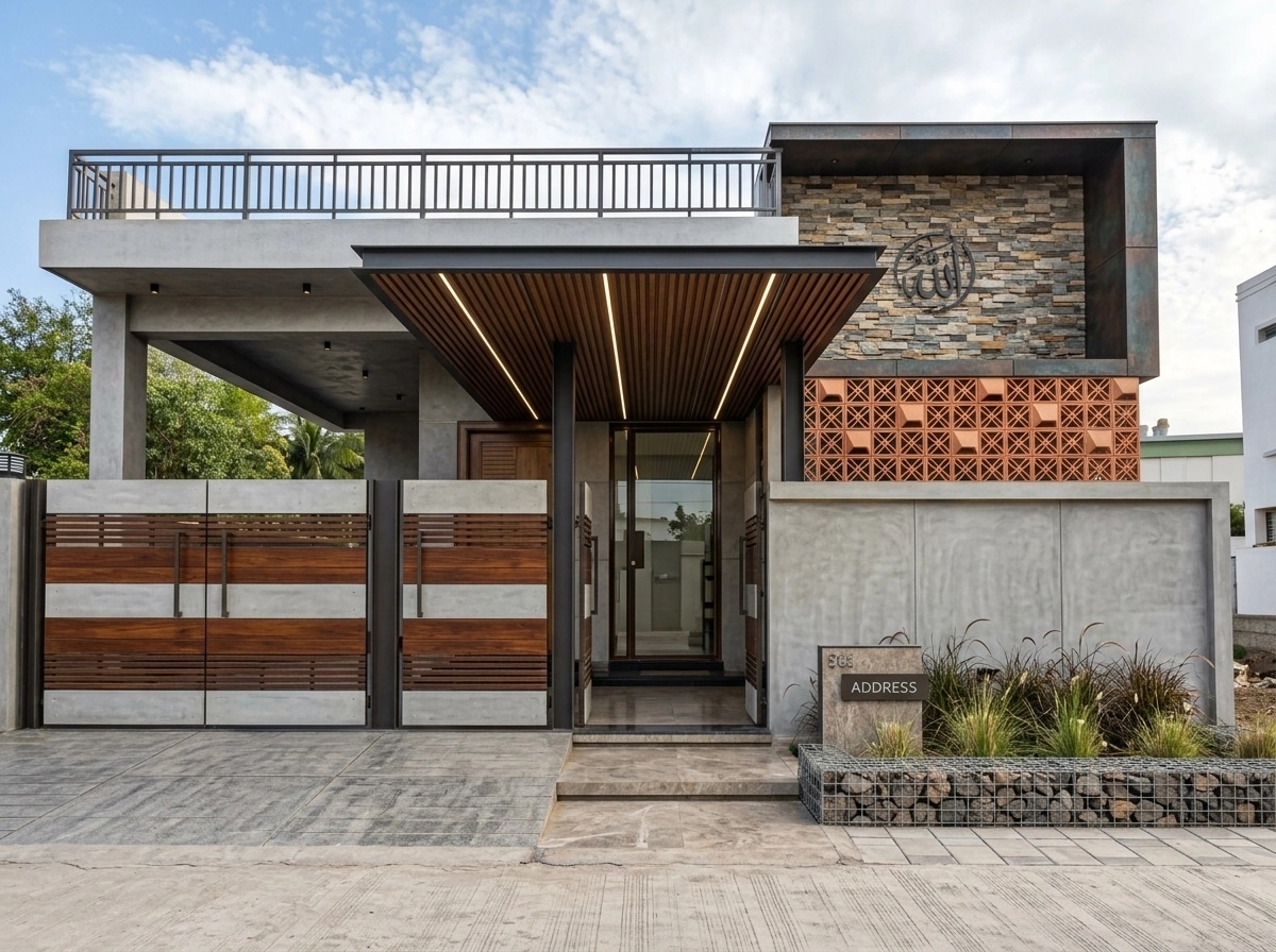 Contemporary Facade Facade design — facade photo by GenRoom AI