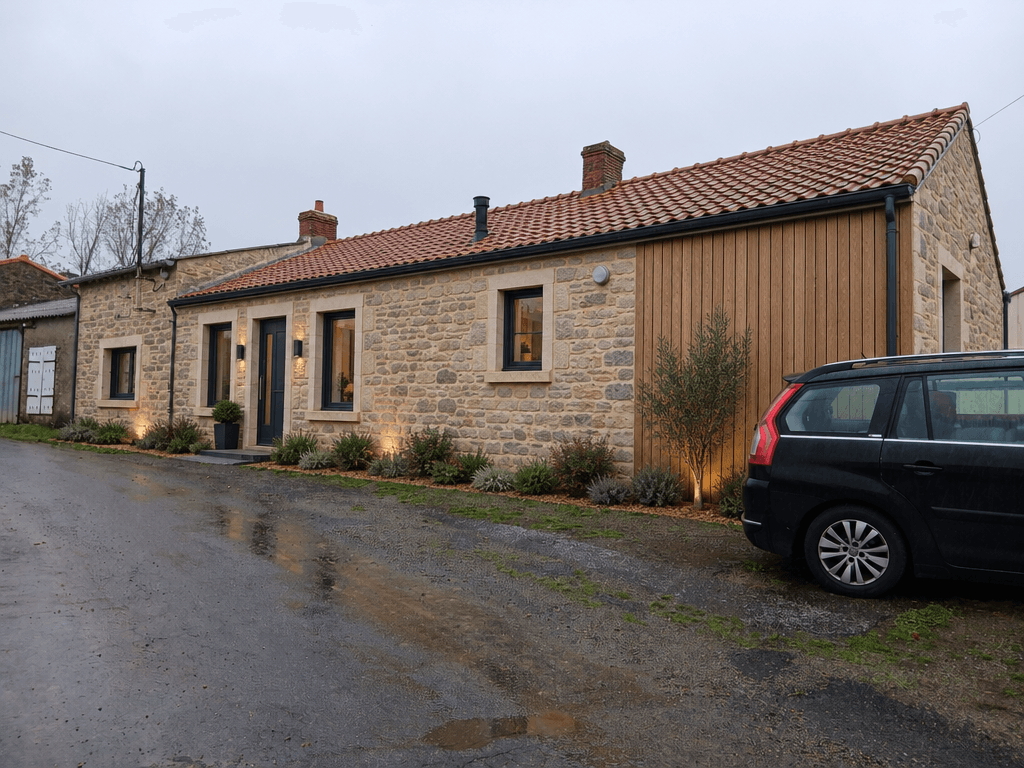 Facade design in Barnhouse Facade style — Facade by GenRoom AI